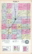 Butler County, Pontiac, Andover, Keighley, Kansas State Atlas 1887